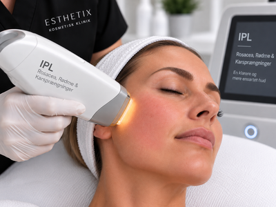 IPL behandling til rosacea, ansigtsrødme og karsprængninger