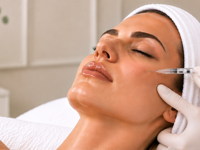Skinbooster behandling til forbedring af hudens fugt, elasticitet og kvalitet